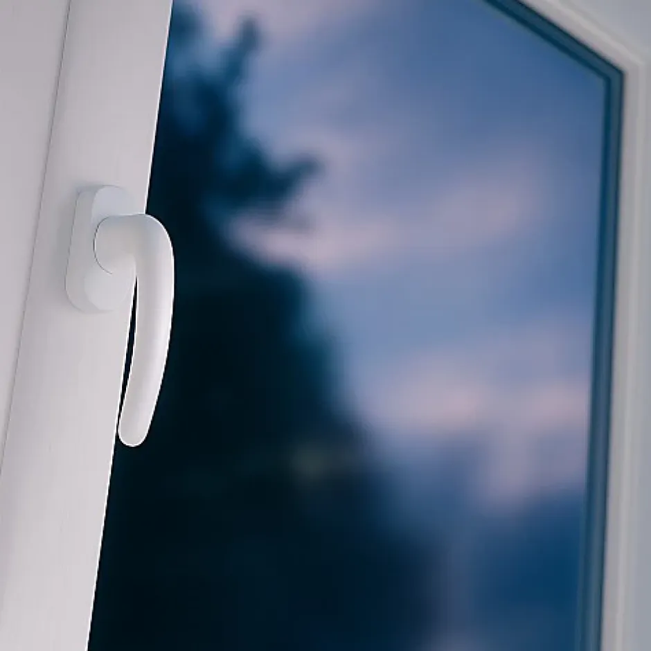 Fenêtre PVC 2 vantaux H 75 x L 100 cm OF pour pose en neuf avec poignée-Gefradis Outlet