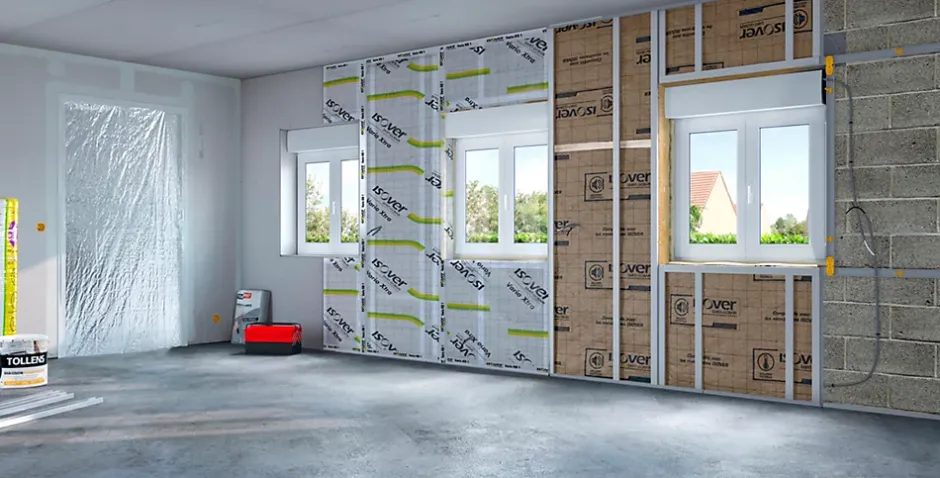 Fenêtre PVC 2 vantaux oscillo-battant + volet roulant électrique blanc - l.100 x h.95 cm-GoodHome Hot