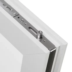 GoodHome Fenêtre PVC 2 vantaux oscillo-battant + volet roulant électrique blanc - l.140 x h.115 cm