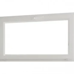 Fenêtre PVC abattant 1 vantail blanc H 45 x L 120 cm avec poignée pour pose en neuf-Gefradis Online
