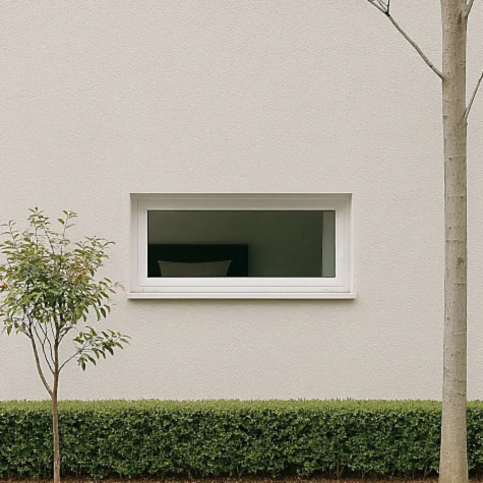 Fenêtre PVC abattant 1 vantail blanc H 60 x L 90 cm avec poignée pour pose en neuf-Gefradis Hot