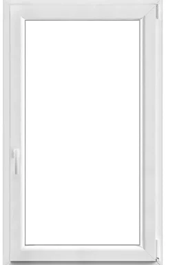 3 in 1 Fenêtre PVC avec un ventail ouvrant RAL 9016 ( L.: 220 cm x H.: 100 cm)