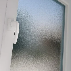 Fenêtre PVC blanc 1 vantail abattant hors tout H 62 x L 96 cm verre brouillé pour pose rénovation-Gefradis Online