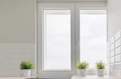 Fenêtre PVC deux cadres double ouvrant RAL 9016 ( L.: 160 cm x H.: 93 cm)-3 in 1 Hot