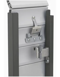 Thirard Ferme volet roulant, anti-soulèvement, inox, 67x71mm, 2 pièces -