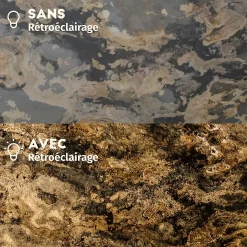 Feuille de Pierre naturelle Catarina 260x120 (à l'unité - 3,12 m²) --Ro'Ma Nature