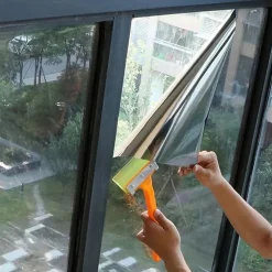 Film adhésif miroir privatif pour fenêtre au mètre - Anti-Regard Anti-UV Anti-Chaleur - 60cmx4m-Ambiance Sticker Sale