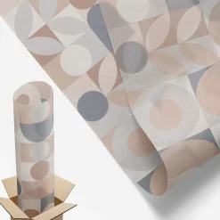 Wallfluent Film décoratif pour vitre 100x146 cm de protection d'intimité Mosaïque Abstraite 1 rol.