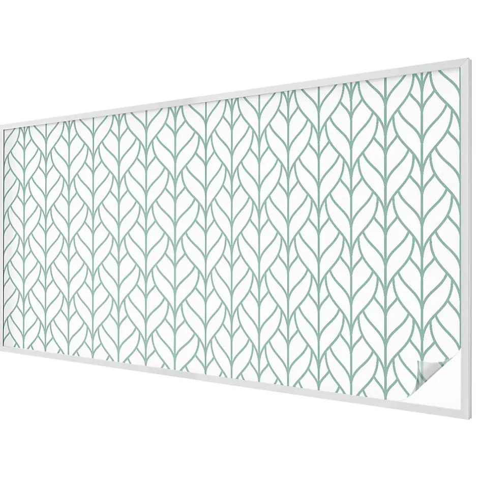 Film décoratif pour vitre 200x100 cm Protège efficacement l'intimité Symétrie Des Plantes 1 rol.-Wallfluent Online