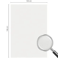 Wallfluent Film décoratif pour vitre 100x146 cm d'Intimité pour Fenêtre Rayures Blanc Délicat 1 rol.