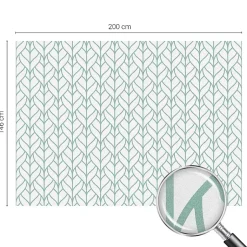 Wallfluent Film décoratif pour vitre 200x146 cm Protège efficacement l'intimité Symétrie Des Plantes 1 rol.