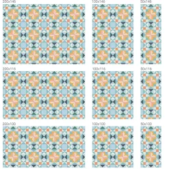 Wallfluent Film décoratif pour vitre 100x100 cm d'Intimité pour Fenêtre Rayures Géométrie Colorée 1 rol.