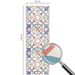 Film décoratif pour vitre 50x146 cm de protection d'intimité Mosaïques Colorées 1 rol.-Wallfluent Discount