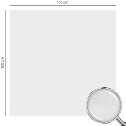 Wallfluent Film décoratif pour vitre 100x100 cm d'Intimité pour Fenêtre Rayures Blanc Délicat 1 rol.