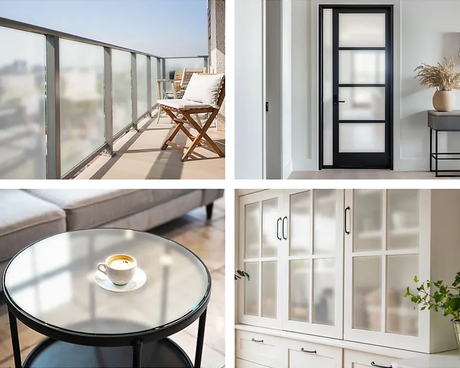 Wallfluent Film décoratif pour vitre 100x100 cm d'Intimité pour Fenêtre Rayures Blanc Délicat 1 rol.