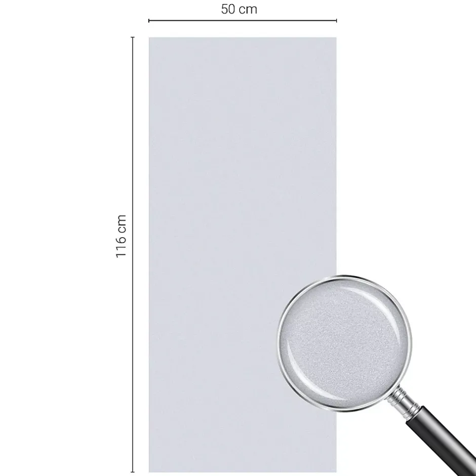 Film décoratif pour vitre 50x116 cm Protège efficacement l'intimité Couleur Unie 1 rol.-Wallfluent Hot