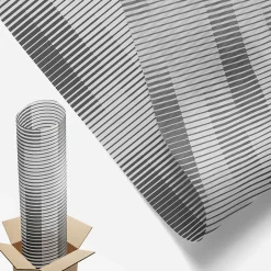 Wallfluent Film décoratif pour vitre 100x100 cm décoratif vitrail Grille Graphique 1 rol.