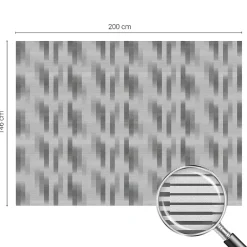 Film décoratif pour vitre 200x146 cm décoratif vitrail Grille Graphique 1 rol.-Wallfluent Hot