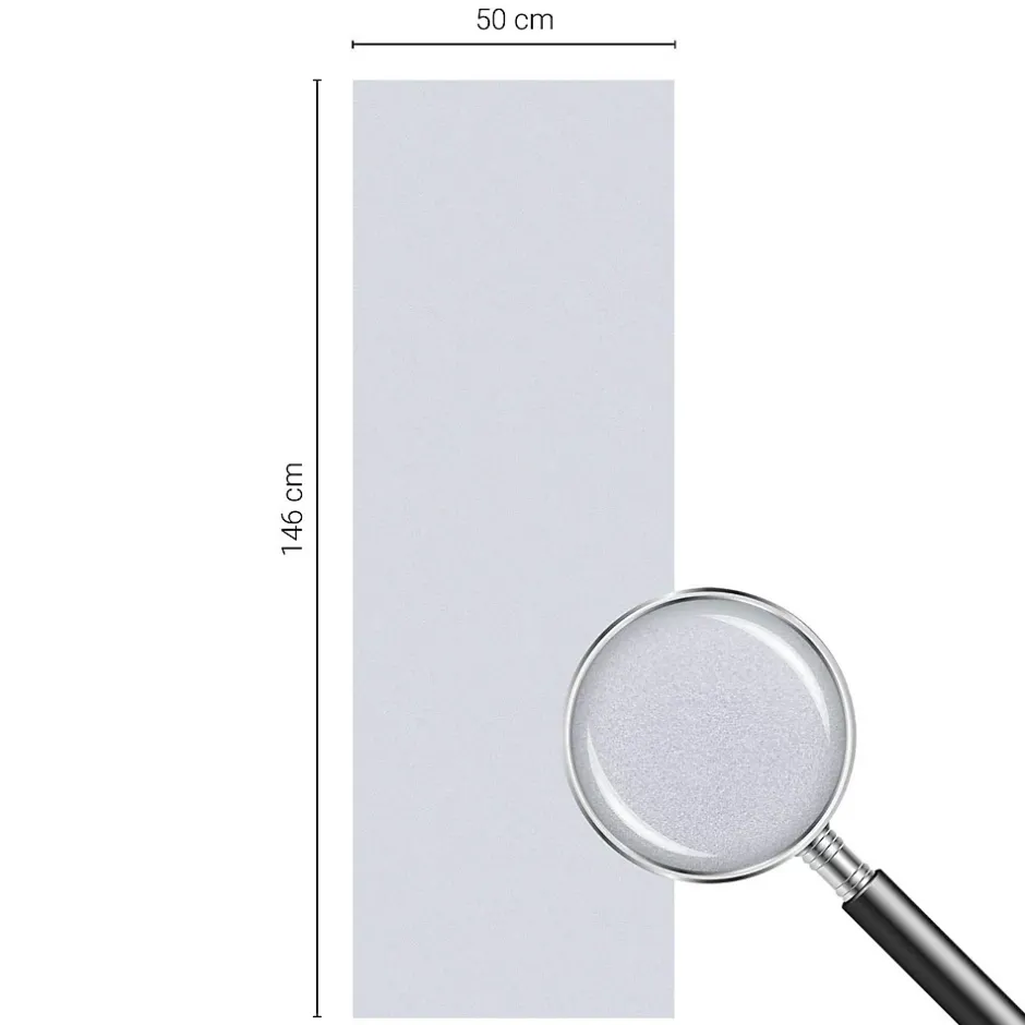 Wallfluent Film décoratif pour vitre 50x146 cm Protège efficacement l'intimité Couleur Unie 1 rol.