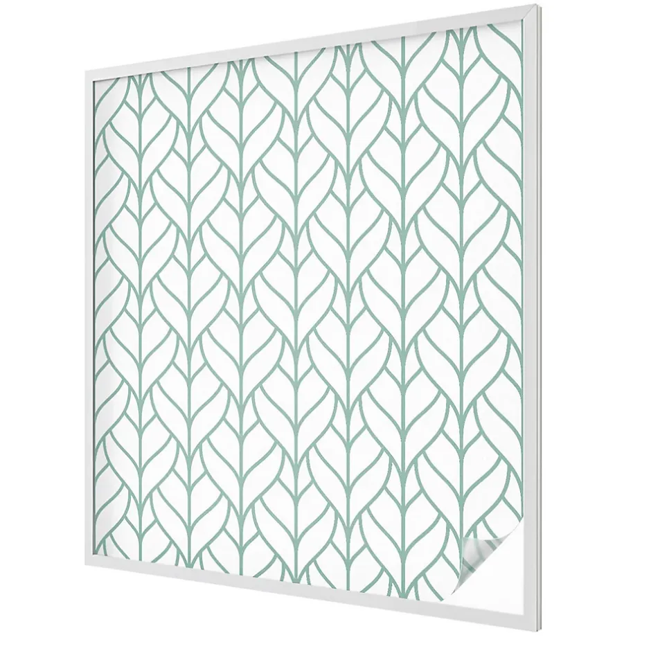 Wallfluent Film décoratif pour vitre 100x116 cm Protège efficacement l'intimité Symétrie Des Plantes 1 rol.