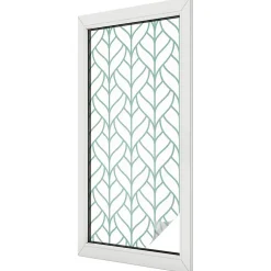 Film décoratif pour vitre 50x116 cm Protège efficacement l'intimité Symétrie Des Plantes 1 rol.-Wallfluent Sale