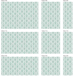 Film décoratif pour vitre 50x116 cm Protège efficacement l'intimité Symétrie Des Plantes 1 rol.-Wallfluent Sale