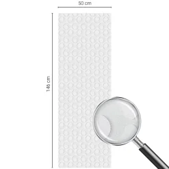 Wallfluent Film décoratif pour vitre 50x146 cm décoratif vitrail Formes Géométriques 1 rol.