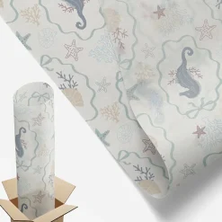 Wallfluent Film Ddépoli Autoadhésif 50x100 cm Protège efficacement l'intimité Hippocampes 1 rol.