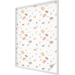 Wallfluent Film Ddépoli Autoadhésif 100x146 cm de protection d'intimité Terrazzo Abstrait 1 rol.