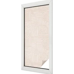 Wallfluent Film Ddépoli Autoadhésif 50x116 cm Protège efficacement l'intimité Motif Géométrique 1 rol.