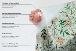 Wallfluent Film Ddépoli Autoadhésif 50x116 cm Protège efficacement l'intimité Motif Géométrique 1 rol.