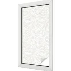 Wallfluent Film Ddépoli Autoadhésif 50x100 cm de protection d'intimité Élégance Feuillue 1 rol.