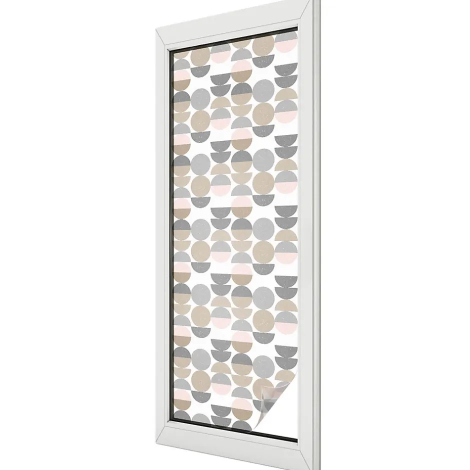 Film Ddépoli Autoadhésif 50x146 cm d'Intimité pour Fenêtre Rayures Motifs Géométriques 1 rol.-Wallfluent Online