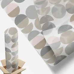 Film Ddépoli Autoadhésif 50x146 cm d'Intimité pour Fenêtre Rayures Motifs Géométriques 1 rol.-Wallfluent Online