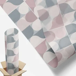 Film Ddépoli Autoadhésif 100x116 cm décoratif vitrail Motifs Pastel 1 rol.-Wallfluent