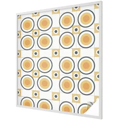 Film Ddépoli Autoadhésif 100x116 cm décoratif vitrail Cercles Rétro 1 rol.-Wallfluent Sale