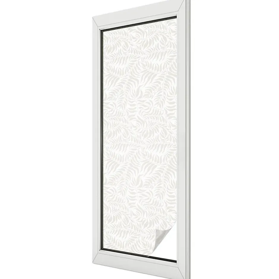 Wallfluent Film Ddépoli Autoadhésif 50x146 cm de protection d'intimité Élégance Feuillue 1 rol.