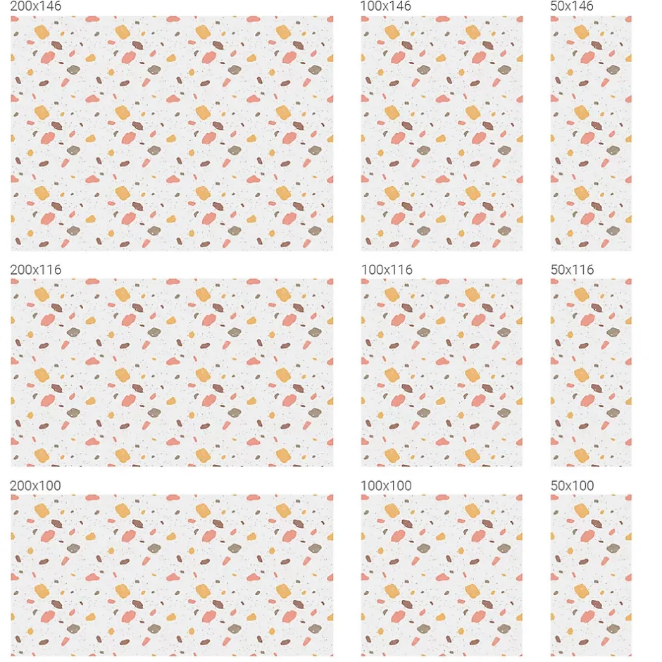 Film Ddépoli Autoadhésif 50x100 cm de protection d'intimité Terrazzo Abstrait 1 rol.-Wallfluent Clearance