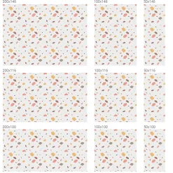 Wallfluent Film Ddépoli Autoadhésif 200x146 cm de protection d'intimité Terrazzo Abstrait 1 rol.