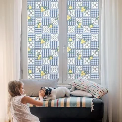 Film Ddépoli Autoadhésif 100x100 cm de protection d'intimité Motif Citron 1 rol.-Wallfluent