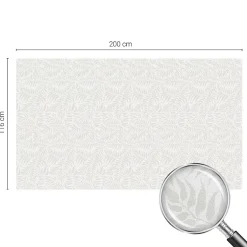 Film Ddépoli Autoadhésif 200x116 cm de protection d'intimité Élégance Feuillue 1 rol.-Wallfluent