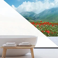 All diffusion Film de vitrage dépoli blanc 250 x 90 cm