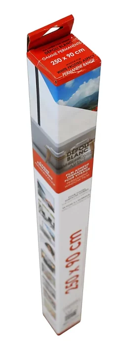 All diffusion Film de vitrage dépoli blanc 250 x 90 cm