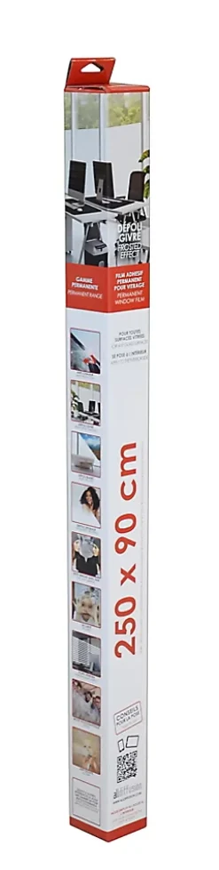 Film de vitrage dépoli gris 250 x 90 cm-All diffusion Sale