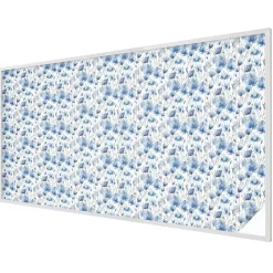 Wallfluent Film dépoli blanc adhésif 200x116 cm décoratif vitrail Fleurs À L'aquarelle 1 rol.