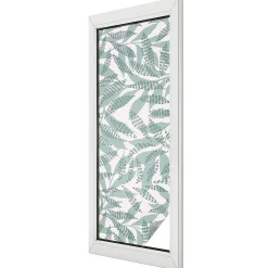 Film dépoli blanc adhésif 50x146 cm de protection d'intimité Feuilles Vertes 1 rol.-Wallfluent Outlet