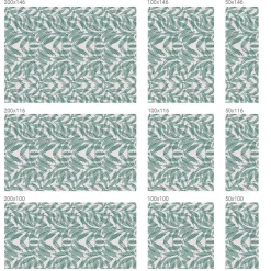 Film dépoli blanc adhésif 50x146 cm de protection d'intimité Feuilles Vertes 1 rol.-Wallfluent Outlet