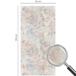 Wallfluent Film dépoli blanc adhésif 50x100 cm de protection d'intimité Effet De Changement 1 rol.