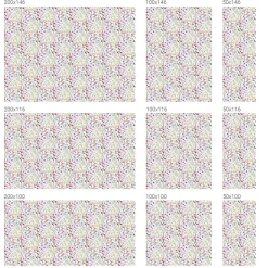 Film dépoli blanc adhésif 50x146 cm d'Intimité pour Fenêtre Rayures Prairie Fleurie 1 rol.-Wallfluent Clearance