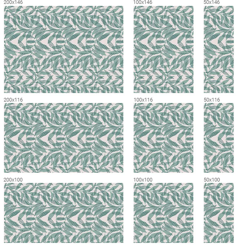 Film dépoli blanc adhésif 100x116 cm de protection d'intimité Feuilles Vertes 1 rol.-Wallfluent Clearance